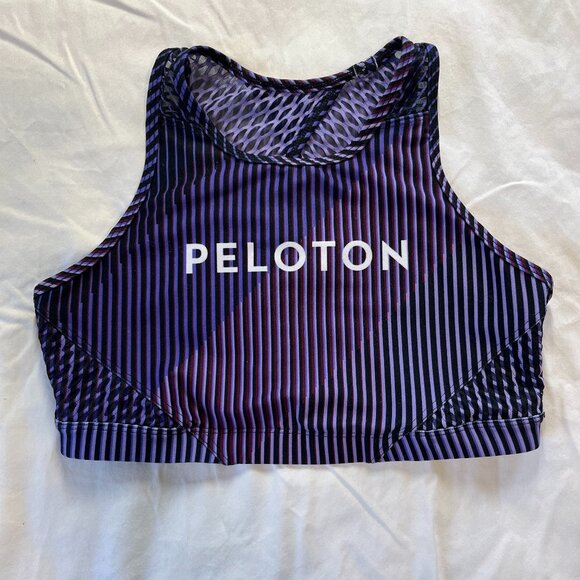 Wear It To Heart Other - W/TH | Wear It To Heart Peloton Purple Black White Sports Bra | Size M